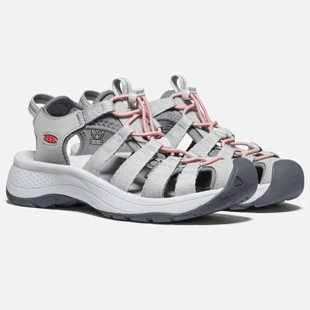 Keen Footwear Women's Keen Astoria West Sandal - Grey/Coral 4 Keen Footwear Women's Keen Astoria West Sandal - Grey/Coral - Image 2