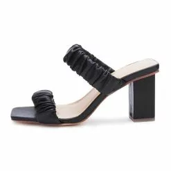 Women's Coconuts By Matisse First Love Heeled Sandal -Chubbies Store womens matisse first love heeled sandal FLV SYNTHETIC black side1 27110.1640876679