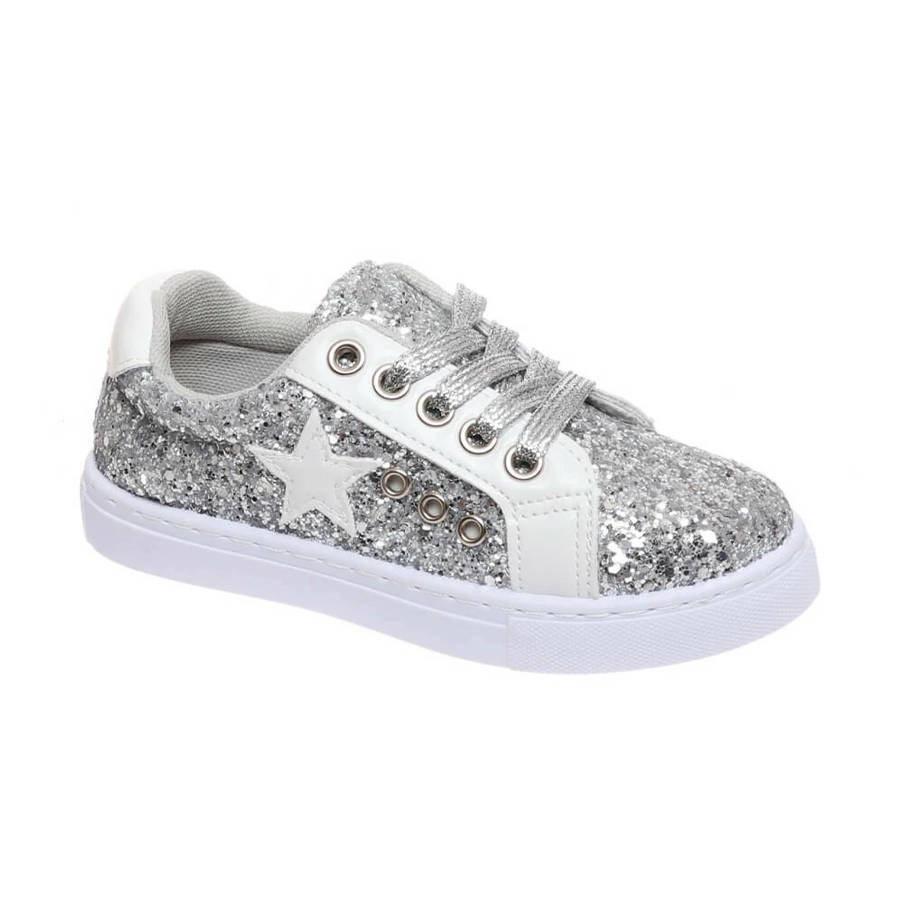 Girls' Pierre Dumas Fast-38 Glitter Sneaker 3 Girls' Pierre Dumas Fast-38 Glitter Sneaker