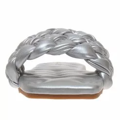 Women's Pierre Dumas Starling-1 Sandal -Chubbies Store womens pierre dumas starling 1 21401 208Silver front 90789.1646233156