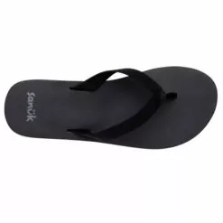 Women's Sanuk Ashland Flip Flop -Chubbies Store womens sanuk ashland 1124159 BLK black top 51996.1652883103