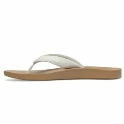 Women's Sanuk Cosmic Yoga Mat Flip Flop -Chubbies Store womens sanuk cosmic yoga mat 1127391 WHTT white tan side2 40786.1652883708