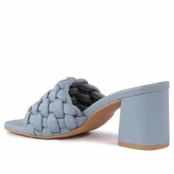 Women's Seychelles Connoisseur Heel 6 Women's Seychelles Connoisseur Heel -Chubbies Store womens seychelles connoisseur slide sandal light blue back 62645.1647877258