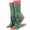 Women's Socksmith Cherry Blossoms Socks -Chubbies Store womens socksmith bamboo cherry blossoms socks WBN557 95693.1642794795