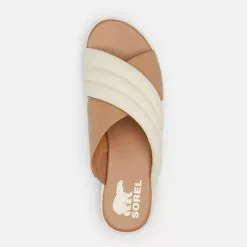 Women's Sorel Cameron Flatform Mule Sandal - Chalk -Chubbies Store womens sorel cameron flatform puff wedge sandal 2030451 chalk top 94084.1681331738