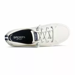 Women's Sperry Crest Vibe Sneaker -Chubbies Store womens sperry crest vibe sneaker STS99250 linen white top 55853.1681407152
