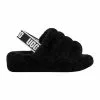 Women's UGG™ Fluff Yeah Slide Slipper 2 Women's UGG™ Fluff Yeah Slide Slipper -Chubbies Store womens ugg fluff yeah slide 1095119 BLK black main 22109.1630943497