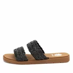 Women's Yellow Box Filbert Slide Sandal -Chubbies Store yellowbox womens filbert slide sandal FILBERT black side 70075.1682005007