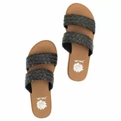 Women's Yellow Box Filbert Slide Sandal -Chubbies Store yellowbox womens filbert slide sandal FILBERT black top 81239.1682005007