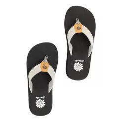 Women's Yellow Box Franca Flip Flop -Chubbies Store yellowbox womens franca flip flop FRANCA silver top 03467.1682007746