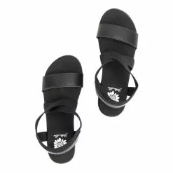 Women's Yellow Box Maldive Wedge Sandal -Chubbies Store yellowbox womens maldive wedge sandal black top 63145.1679514841