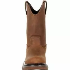 Youth Rocky Original Ride Flex Waterproof Western Boot -Chubbies Store youth rocky boots original ride flex waterproof western boot RKW0300Y BROWN front 87801.1633130862