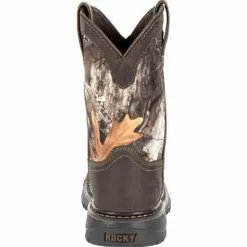 Youth Rocky Ride Flex Waterproof Western Boot -Chubbies Store youth rocky boots ride flex waterproof western boot RKW0258Y REALTREE brown realtree camo camo back 60683.1633131242
